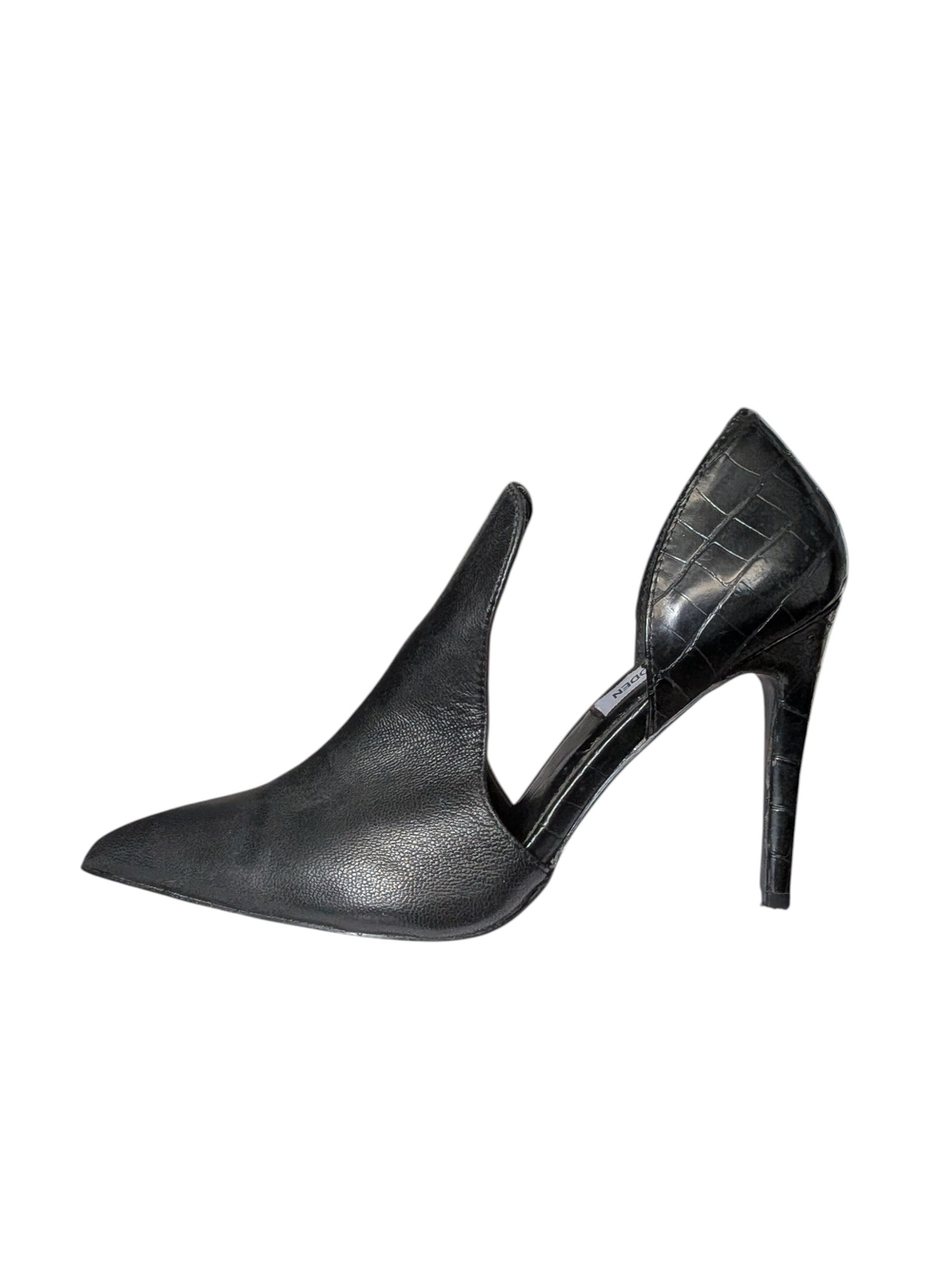 Steve Madden Black Pointed D'Orsay Stiletto Pump